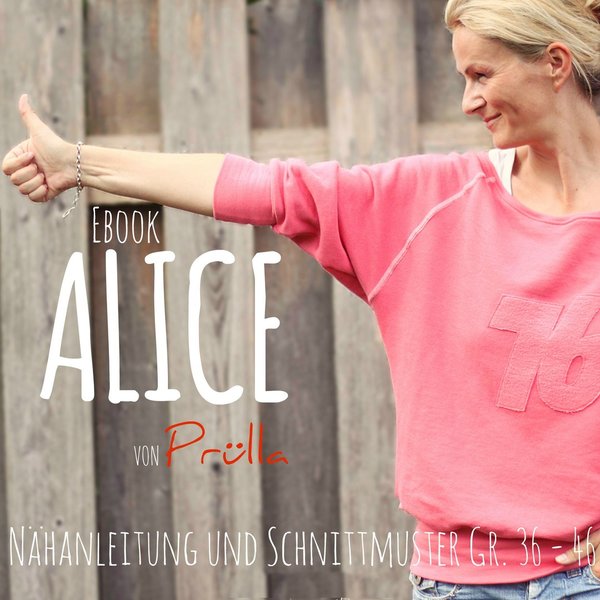 Ebook Alice - RaglanSweater in Gr. S bis L